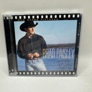 Brad Paisley Who Needs Pictures - 1999 USA CD Album 07822-18871-2